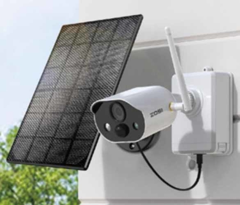 2 Objektive 8MP 4K Wireless Nordamerika 4G LTE Solarenergie Überwachung Sicherheit PTZ Kamera Außen 4G Sim Card Solar CCTV Kamera