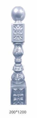 Modernes Design Innenraum Aluminium Treppe Baluster Ornamental Aluminium Treppe Geländer