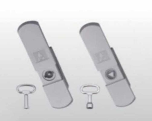 Hochsichere elektrische Schranktürschloss aus Edelstahl mit Himmels- und Erdverbindung, obere und untere Verriegelung