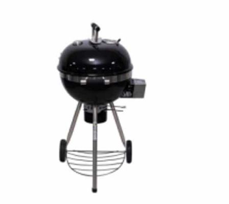 Multifunktionaler 22,5-Zoll-Hochleistungs-Outdoor-Patio-Holzkohlegrill-Trolley-BBQ-Grill großer Barbecue-Ofen mit Tisch