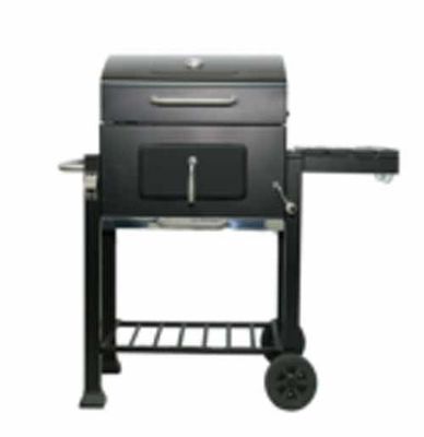 Neuankömmling Fass Brathähnchen Holzkohlegrill Schwarz Ölfass Trolley Barbecue Grill Outdoor Grill