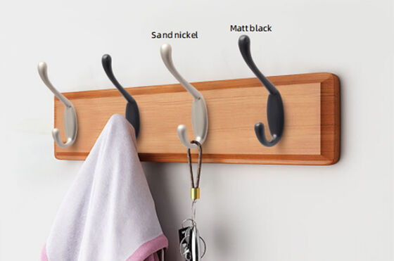 Schwarze moderne einfache Wandhaken lustige schwarze Metallwandhaken Kinderzimmer schwarze Metallwandhaken Kinder